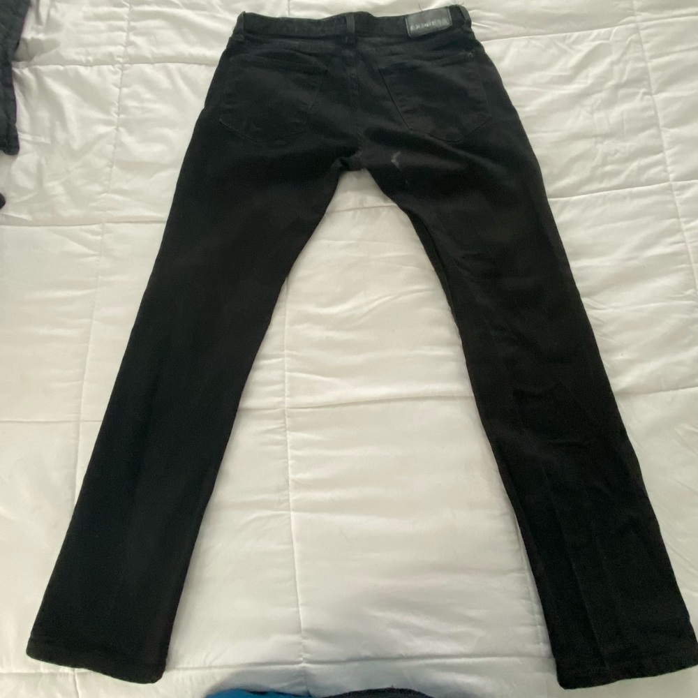 Black Slim Fit Express Jeans - Picture 2 of 3